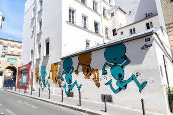 Rétrograffitism - Rue Jean-Baptiste Dumay 20è - Mai 2020