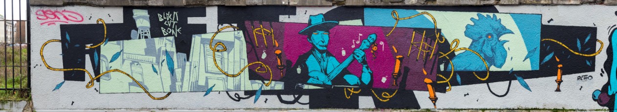 Rétro graffitism - Boulevard de Ménilmontant 11è - Janvier 2018