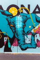 Rétro graffitism - Limonade de Belleville bio - Rue de Belleville 20è - Février 2019