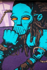 Hobz & Rétro graffitism - Rue de Ménilmontant 20è - Février 2018