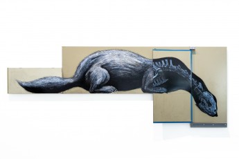 "Histoire naturelle" exposition de ROA à la galerie Itinerrance à partir du 12 décembre 2020.