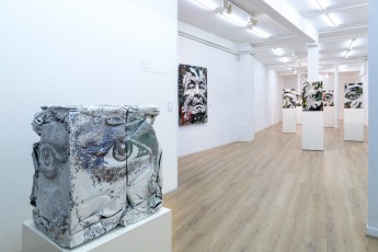 "Momentum" exposition de Vhils à la galerie Danysz du 13 octobre 2020 au 9 janvier 2021