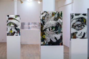 "Momentum" exposition de Vhils à la galerie Danysz du 13 octobre 2020 au 9 janvier 2021