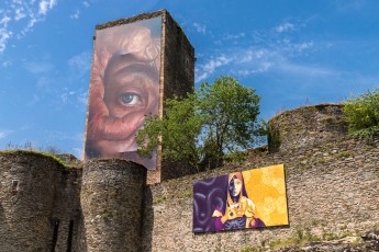 Case Maclaim & Alexis Diaz / Inti. "Legend" exposition au Château de Belcastel de mai à novembre 2021