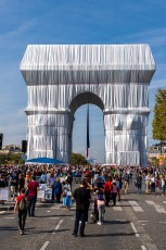 L'Arc de Triomphe Wrapped par Christo & Jeanne-Claude, du 14 septembre au 3 octobre 2021