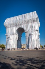 L'Arc de Triomphe Wrapped par Christo & Jeanne-Claude, du 14 septembre au 3 octobre 2021
