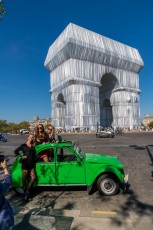 L'Arc de Triomphe Wrapped par Christo & Jeanne-Claude, du 14 septembre au 3 octobre 2021