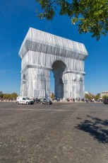 L'Arc de Triomphe Wrapped par Christo & Jeanne-Claude, du 14 septembre au 3 octobre 2021