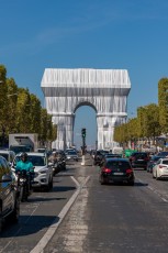 L'Arc de Triomphe Wrapped par Christo & Jeanne-Claude, du 14 septembre au 3 octobre 2021