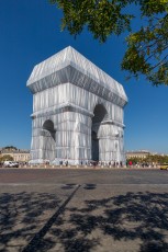 L'Arc de Triomphe Wrapped par Christo & Jeanne-Claude, du 14 septembre au 3 octobre 2021