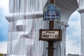 L'Arc de Triomphe Wrapped par Christo & Jeanne-Claude, du 14 septembre au 3 octobre 2021