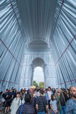 L'Arc de Triomphe Wrapped par Christo & Jeanne-Claude, du 14 septembre au 3 octobre 2021