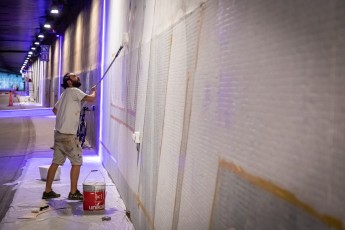 Ërell - Work in progress - Tunnel des Tuileries - l’art urbain en bord de Seine - Juillet 2022