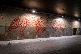 WAR! - Work in progress - Tunnel des Tuileries - l’art urbain en bord de Seine - Juillet 2022