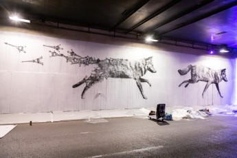 Jussi TwoSeven - Work in progress - Tunnel des Tuileries - l’art urbain en bord de Seine - Juillet 2022