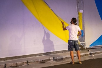 Romain Froquet - Work in progress - Tunnel des Tuileries - l’art urbain en bord de Seine - Juillet 2022