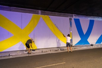 Romain Froquet - Work in progress - Tunnel des Tuileries - l’art urbain en bord de Seine - Juillet 2022