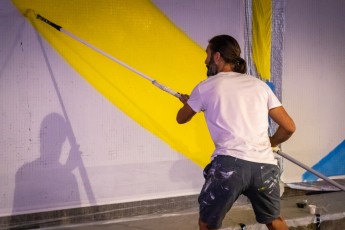 Romain Froquet - Work in progress - Tunnel des Tuileries - l’art urbain en bord de Seine - Juillet 2022