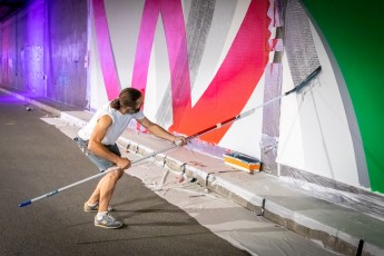 Romain Froquet - Work in progress - Tunnel des Tuileries - l’art urbain en bord de Seine - Juillet 2022