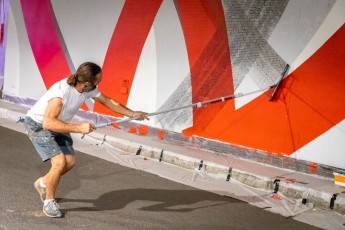 Romain Froquet - Work in progress - Tunnel des Tuileries - l’art urbain en bord de Seine - Juillet 2022