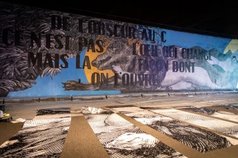 Madame - Work in progress - Tunnel des Tuileries - l’art urbain en bord de Seine - Juillet 2022