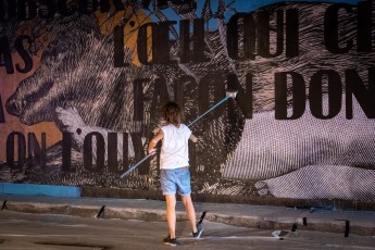 Madame - Work in progress - Tunnel des Tuileries - l’art urbain en bord de Seine - Juillet 2022