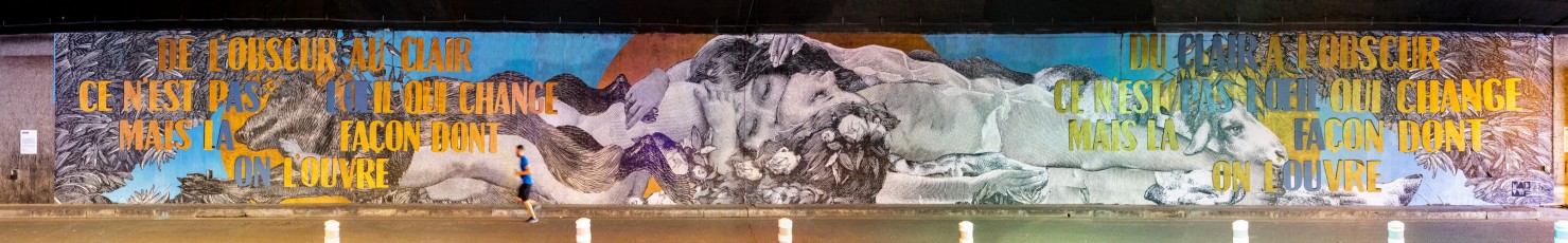 Madame - Tunnel des Tuileries - l’art urbain en bord de Seine - Août 2022