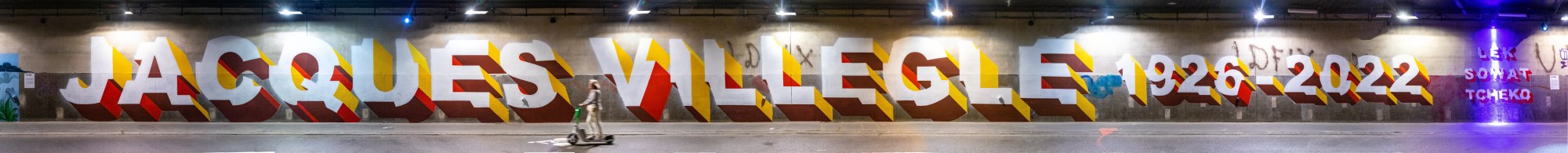 Lek, Sowat & Tcheko - Tunnel des Tuileries - l’art urbain en bord de Seine - Août 2022