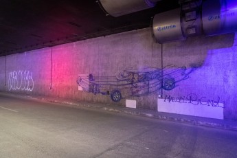 Alëxone - Marcel Bagnol - Tunnel des Tuileries - l’art urbain en bord de Seine - Juillet 2022