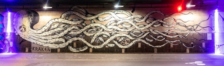 Kraken - Tunnel des Tuileries - l’art urbain en bord de Seine - Août 2022
