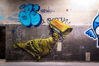 Djalouz - Tunnel des Tuileries - l’art urbain en bord de Seine - Août 2022