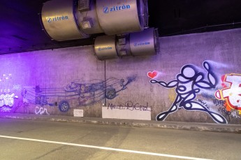 Alëxone et Psy - Tunnel des Tuileries - l’art urbain en bord de Seine - Août 2022