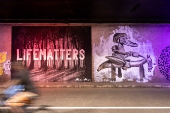 Kouka et Ernesto Novo - Tunnel des Tuileries - l’art urbain en bord de Seine - Août 2022