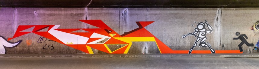 Lek & Psy - Tunnel des Tuileries - l’art urbain en bord de Seine - Août 2022