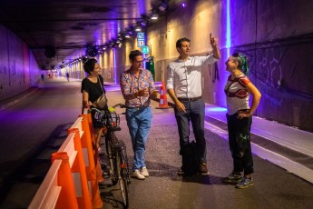 Hydrane - Work in progress - Tunnel des Tuileries - l’art urbain en bord de Seine - Juillet 2022