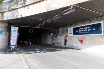 Tunnel des Tuileries - l’art urbain en bord de Seine - Octobre 2022