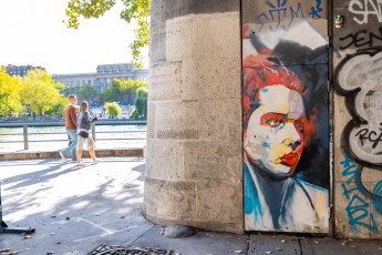Emmanuel Tissandier - Tunnel des Tuileries - l’art urbain en bord de Seine - Octobre 2022