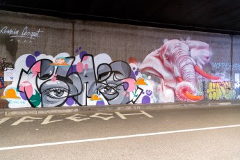 Claks One - Tunnel des Tuileries - l’art urbain en bord de Seine - Octobre 2022