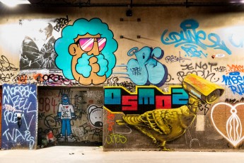 Don Pablo - Djalouz - Tunnel des Tuileries - l’art urbain en bord de Seine - Octobre 2022