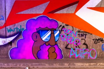 Don Pablo - Tunnel des Tuileries - l’art urbain en bord de Seine - Janvier 2023