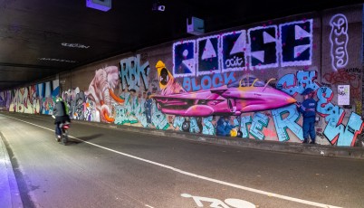 Stohubohu - Tunnel des Tuileries - l’art urbain en bord de Seine - Janvier 2023