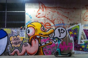 Tunnel des Tuileries - l’art urbain en bord de Seine - Janvier 2023