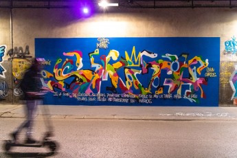 Tunnel des Tuileries - l’art urbain en bord de Seine - Octobre 2022