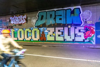 Tunnel des Tuileries - l’art urbain en bord de Seine - Octobre 2022