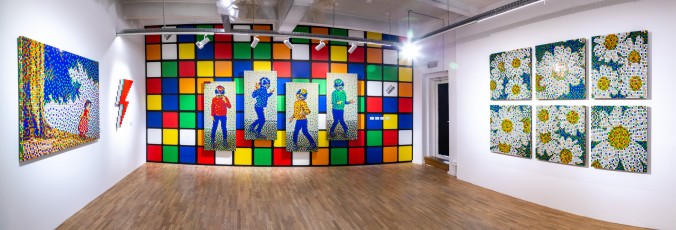 "Invader Rubikcubiste" exposition d'Invader au MIMA de Bruxelles du 24 juin 2022 au 8 janvier 2023