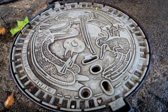 Alëxone - Plaque d'égout - Nancy - Septembre 2022