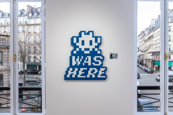 "4000" exposition de Space Invader à la galerie Over the Influence du 10 décembre 2022 au 22 janvier 2023