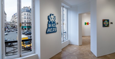 "4000" exposition de Space Invader à la galerie Over the Influence du 10 décembre 2022 au 22 janvier 2023