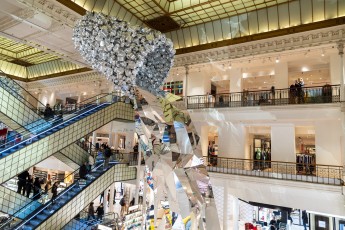 "Sangam" exposition de Subodh Gupta pour Le Bon Marché du 9 janvier au 19 février 2023