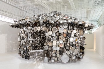 "Sangam" exposition de Subodh Gupta pour Le Bon Marché du 9 janvier au 19 février 2023